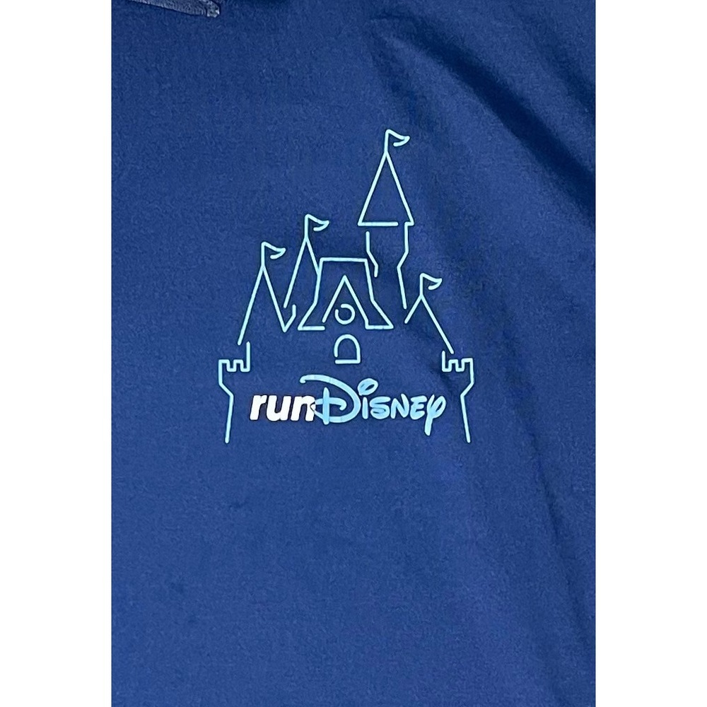 runDisney XL Men Navy Blue Quarter Zip Long Sleeve Shirt - Picture 9 of 9